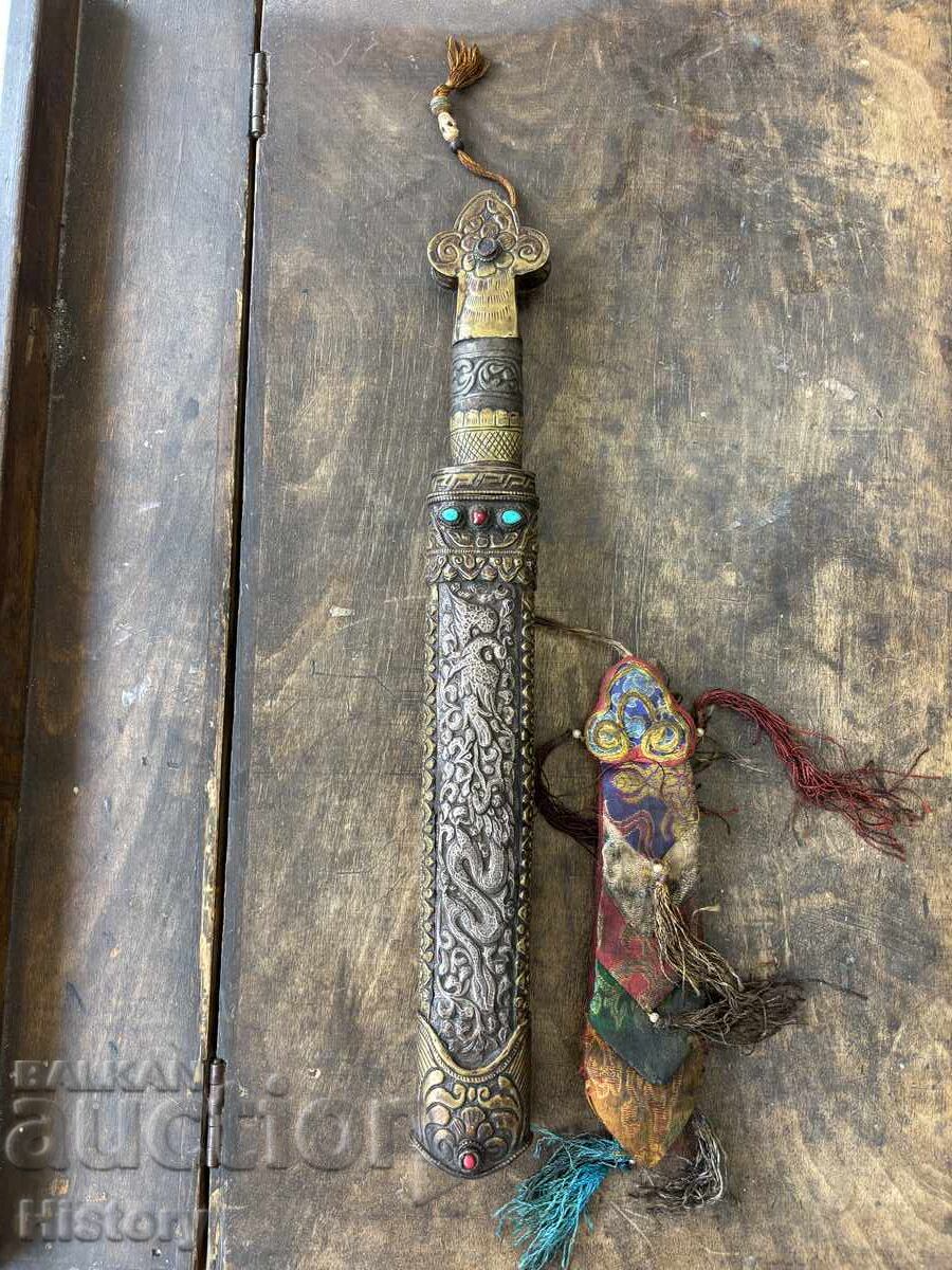 Antique Tibetan ritual dagger