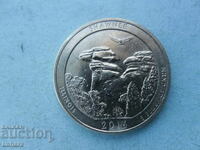 1/4 dollar 2013 USA
