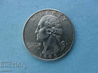 1/4 dolar 1995 SUA