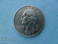 1/4 dolar 1995 SUA