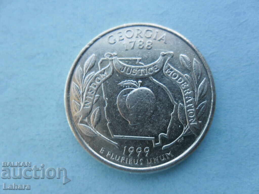 1 / 4 долар 1999 г. САЩ 1 / 4 долар 1999 г. САЩ