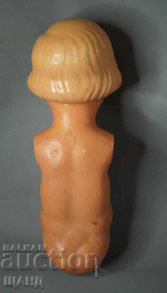 Δημοπρασία MINERVA 56 1/2 Παλιά γερμανική φιγούρα παιχνιδιού κούκλα από σελλουλόιντ