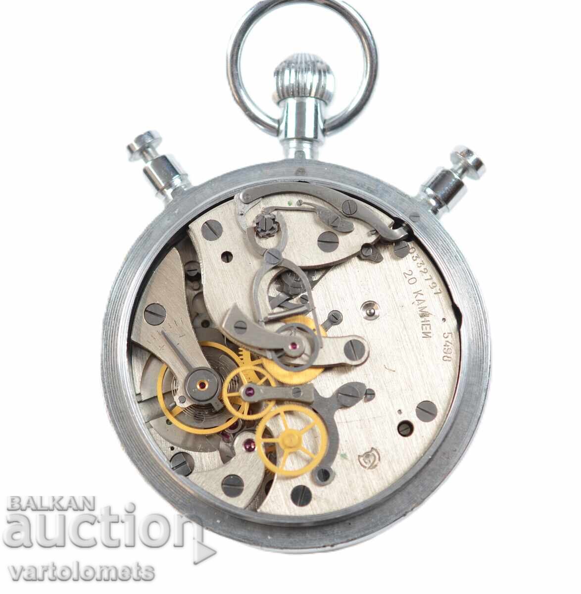 Cronometru mecanic split SLAVA URSS - nu funcționează cu preț € 12.00 | 23.47 BGN Cronometru mecanic split SLAVA URSS - nu funcționează cu preț € 12.00 | 23.47 BGN