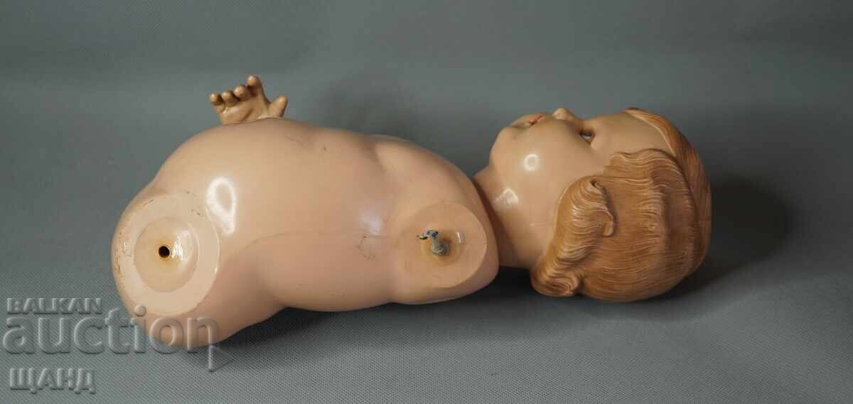MINERVA 42 Jucărie veche germană figurină păpușă celuloid - 6