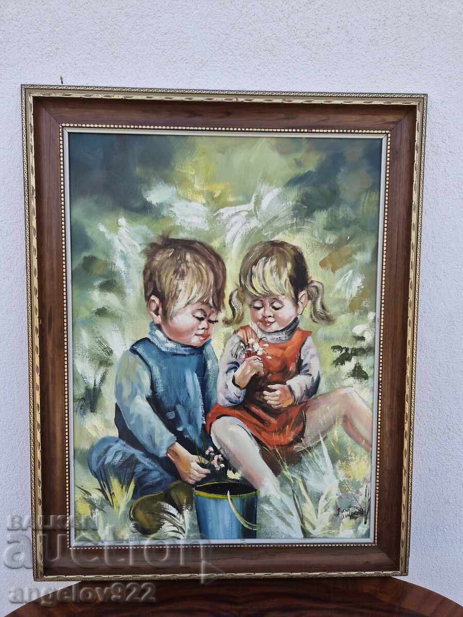 Original oil painting on canvas by Irene Lundqvist Original oil painting on canvas by Irene Lundqvist