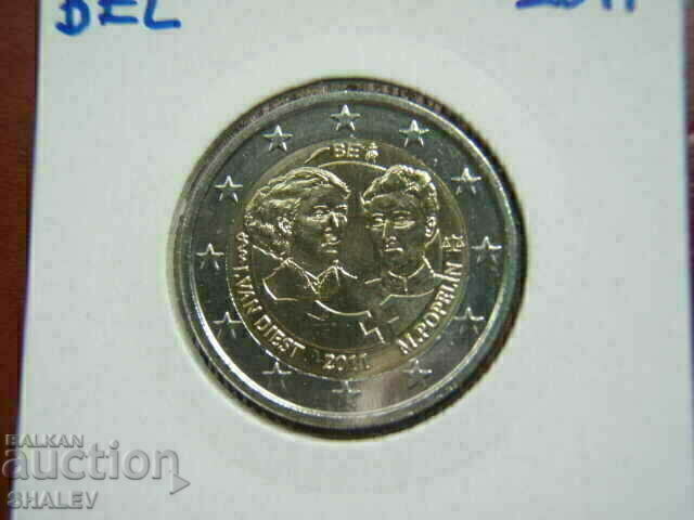 Аукцион 2 euro 2011 Belgium "100 years" /Белгия/ - Unc (2 евро)