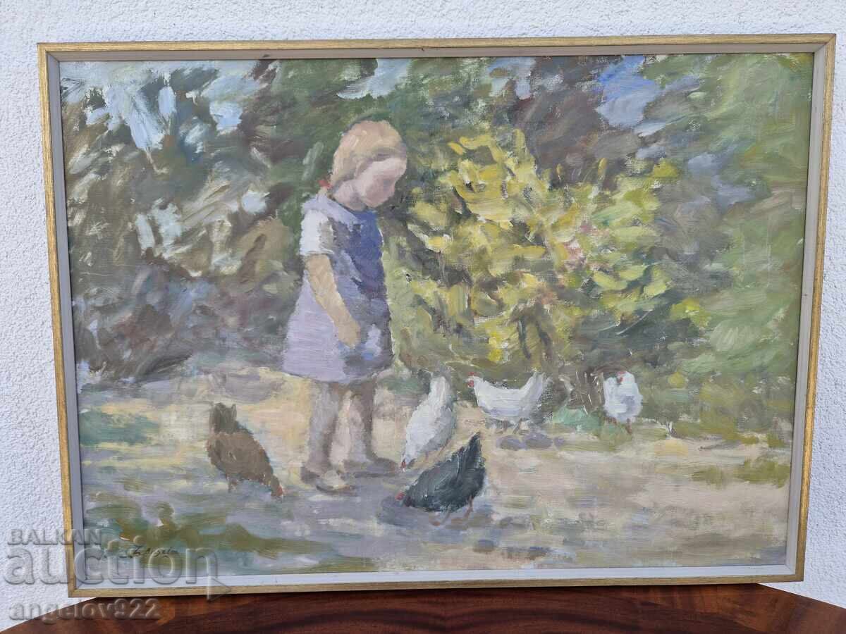Pictura in ulei originala pe panza!!! cu preț € 1.50 | 2.93 BGN