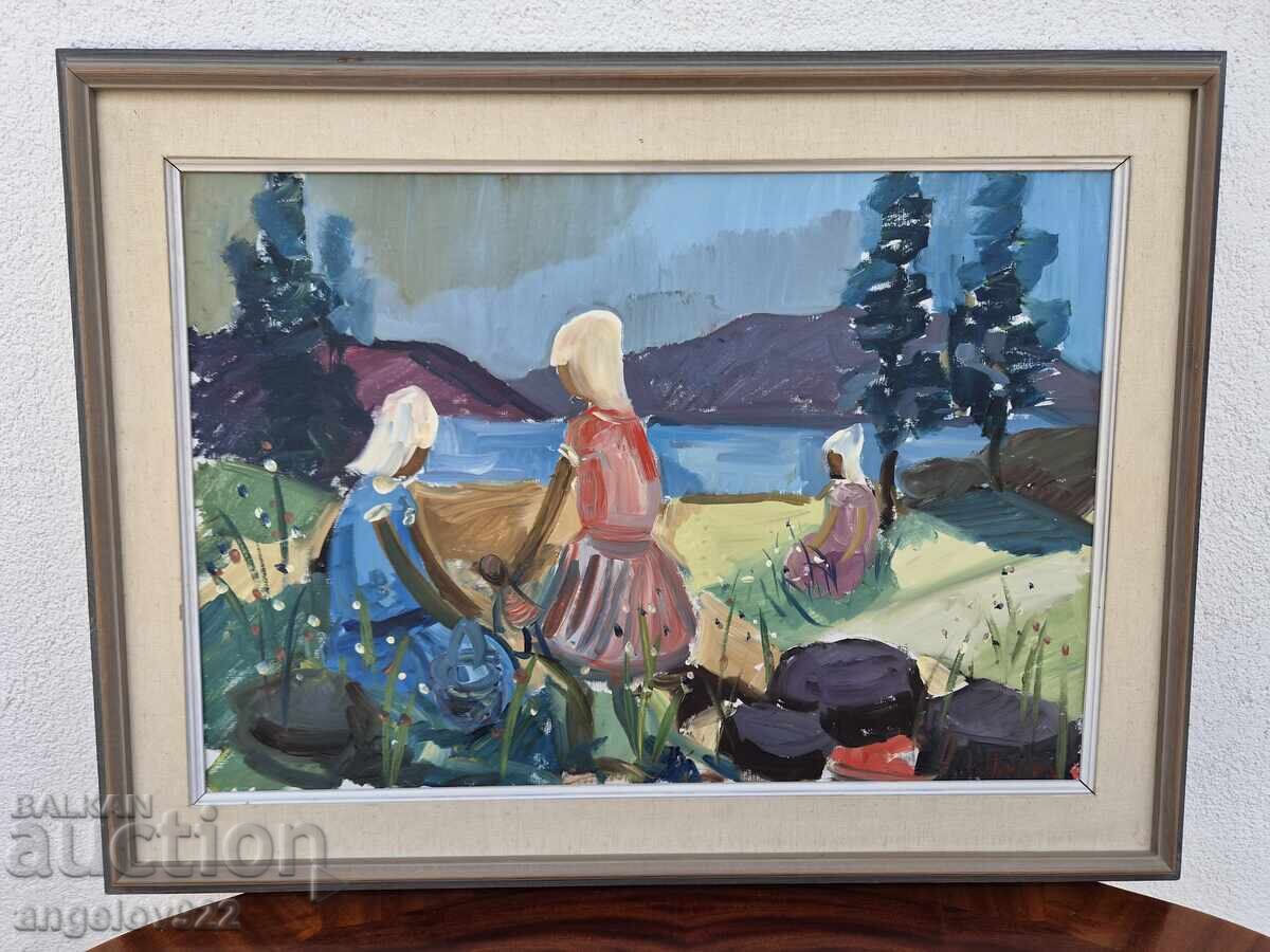Original oil painting on canvas!!! with price € 0.01 | 0.02 BGN