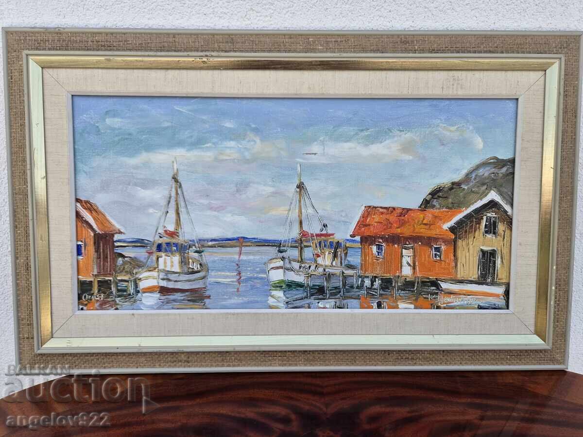 Pictura in ulei originala pe panza!!! cu preț € 34.00 | 66.50 BGN Pictura in ulei originala pe panza!!! cu preț € 34.00 | 66.50 BGN