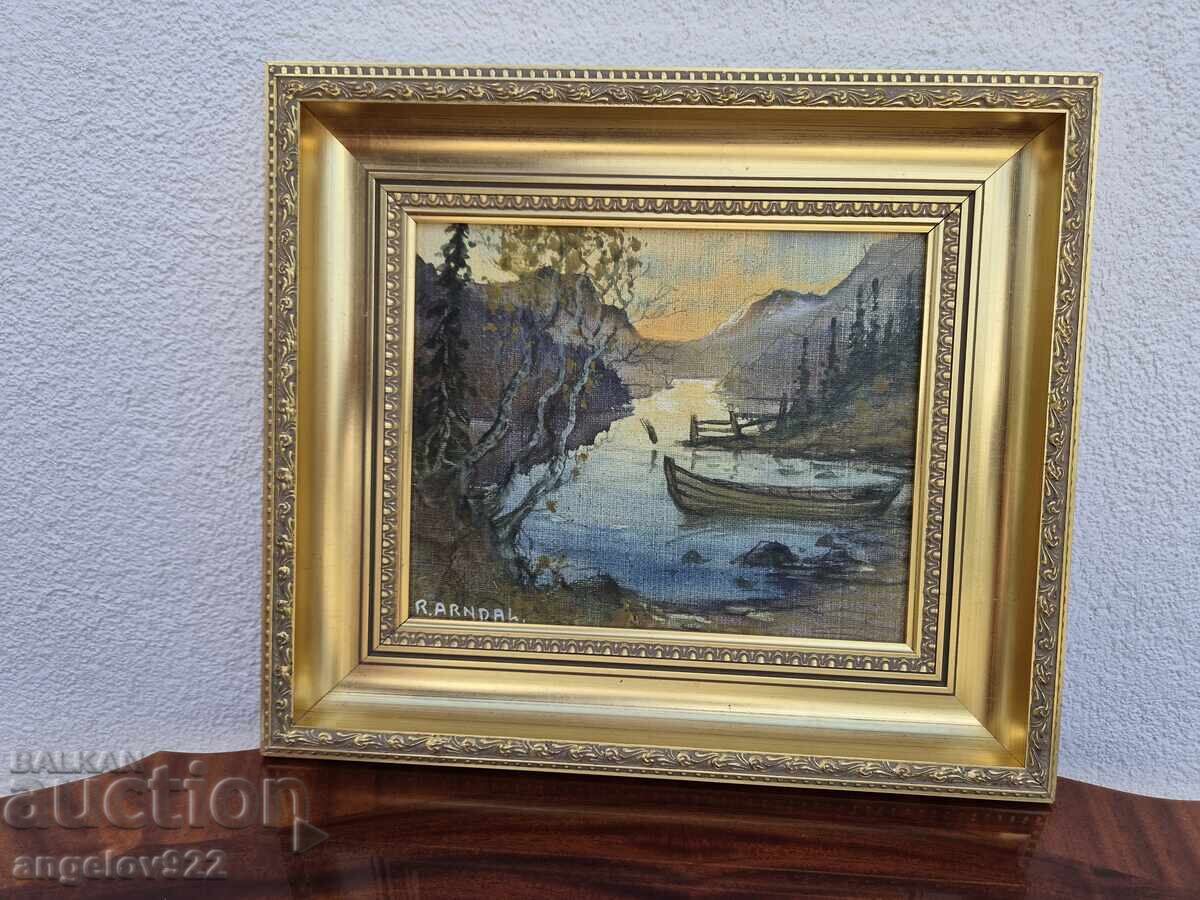 Pictura in ulei originala pe panza!!! cu preț € 6.50 | 12.71 BGN