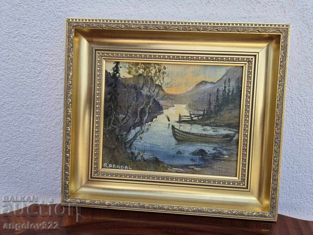 Licitație Pictura in ulei originala pe panza!!!