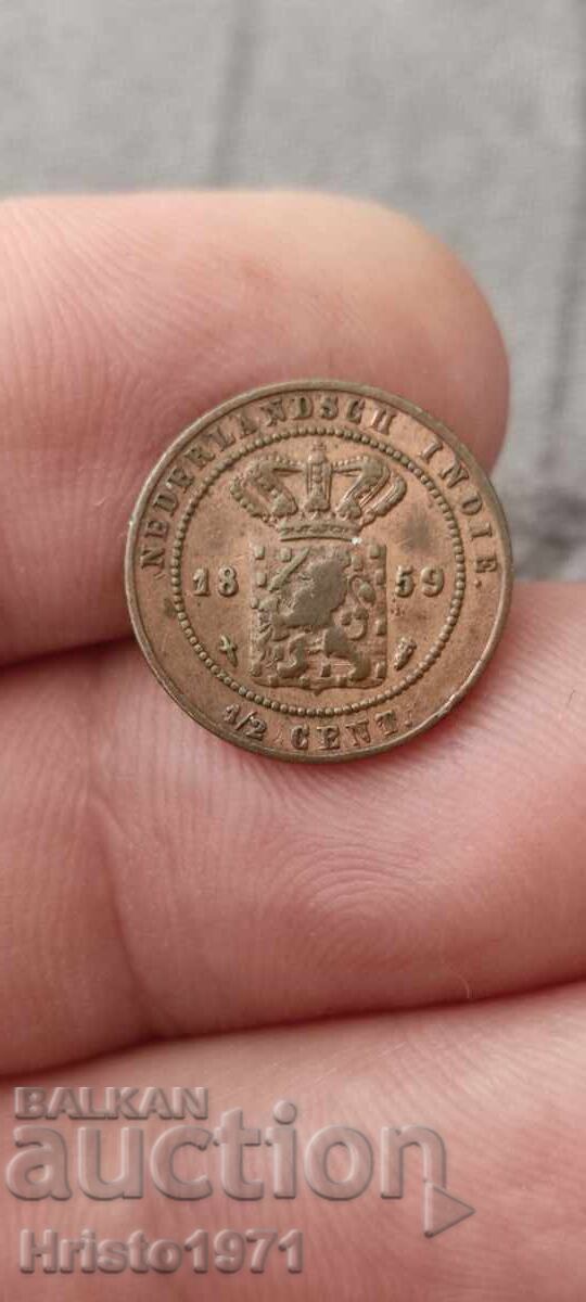 1/2 cent 1859 1/2 cent 1859