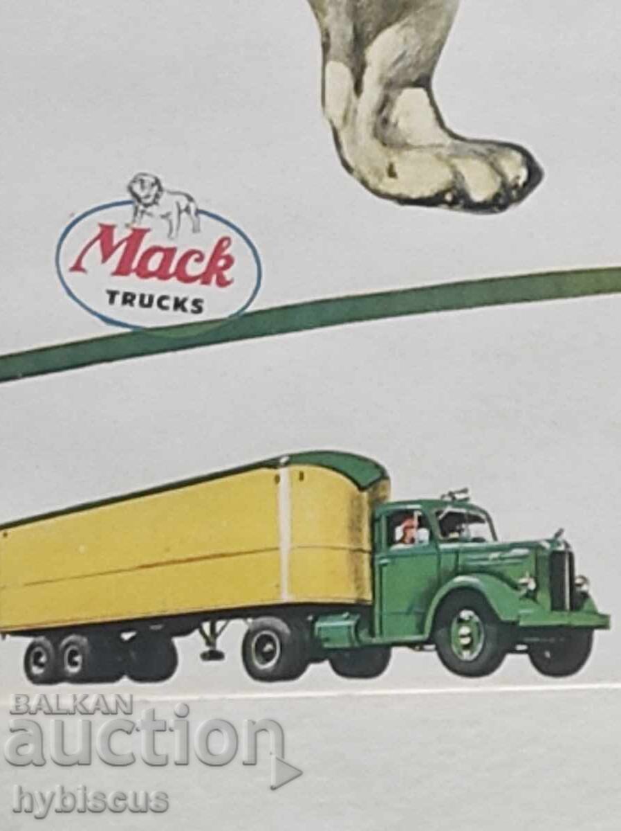 Vintage MACK trucks poster with price € 20.00 | 39.12 BGN