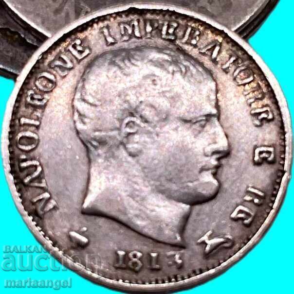 Napoleon 5 soldi 1813 Italy M-Milan silver - 5 Napoleon 5 soldi 1813 Italy M-Milan silver - 5