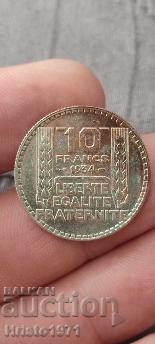 10 Francs 1934