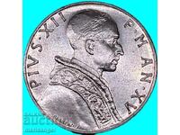 5 лири 1953 Ватикана UNС Пий XII