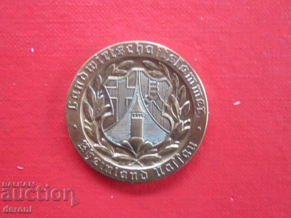 Incredible German table medal plaque Incredible German table medal plaque