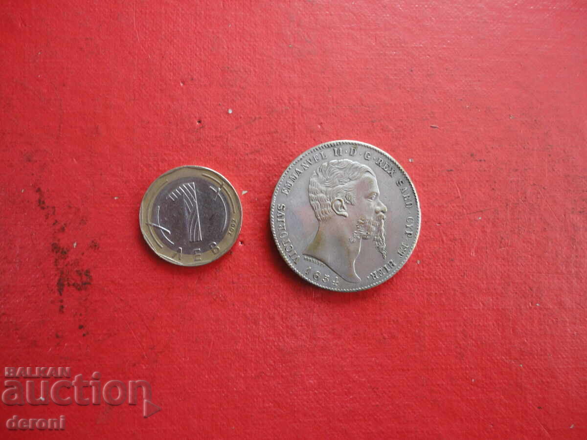 5 lire 1854