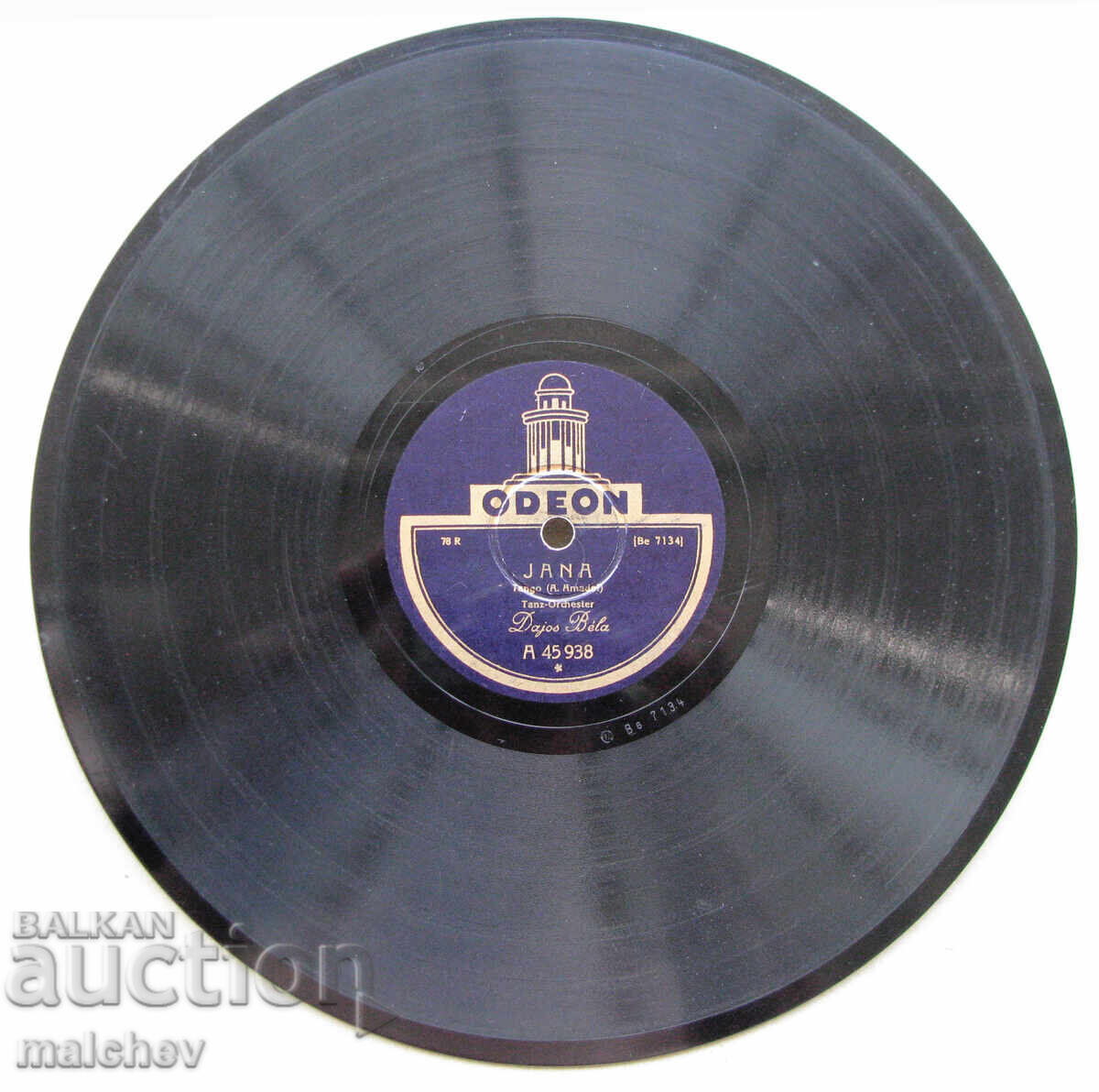 Disc de gramofon din bachelită 1929, Jeanne..., excelent cu preț € 8.00 | 15.65 BGN