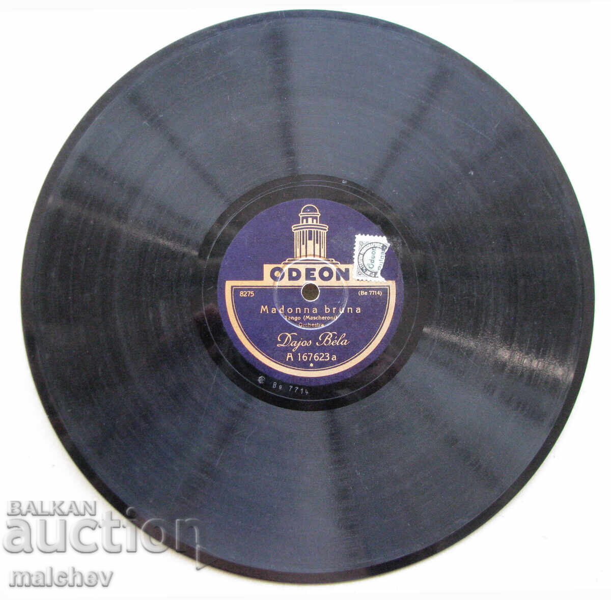 Disc de gramofon din bachelită 1928, Madonna..., excelent cu preț € 8.00 | 15.65 BGN