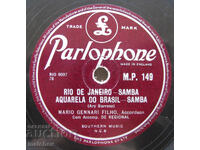 Disc de gramofon din bachelită 1948, Rio de..., excelent