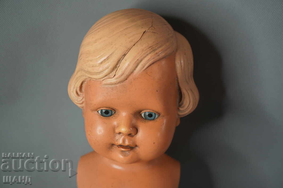 MINERVA 51 1/2 Old German toy figurine celluloid doll with price € 10.95 | 21.42 BGN