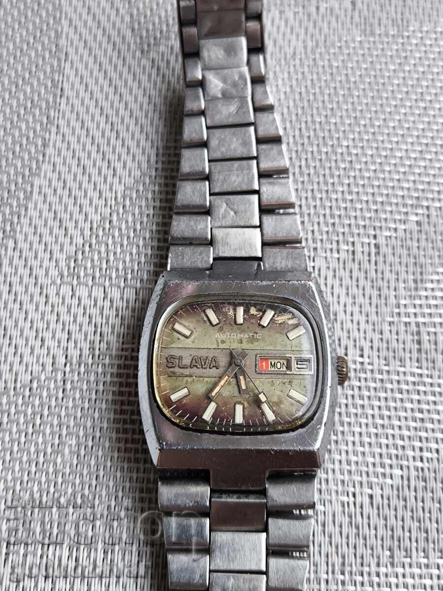 Ceas Slava automatic! Funcționează! Brățară originală! - 5 Ceas Slava automatic! Funcționează! Brățară originală! - 5