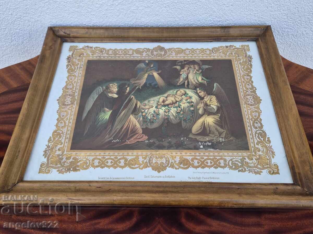 Παράδοση Αναπαραγωγή σε όμορφο ξύλινο πλαίσιο με γυαλί!!! Παράδοση Αναπαραγωγή σε όμορφο ξύλινο πλαίσιο με γυαλί!!!