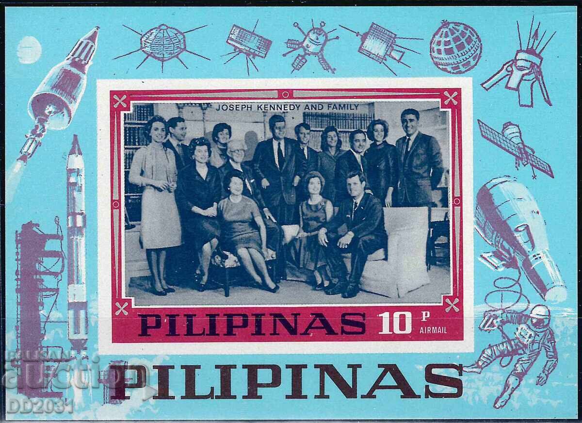Philippines 1968 space Kennedy MNH Philippines 1968 space Kennedy MNH