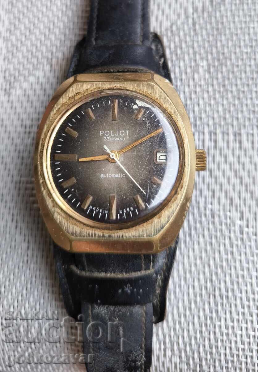 Gold-plated "Poljot" watch from the USSR AU 10 Works! with price € 42.00 | 82.15 BGN
