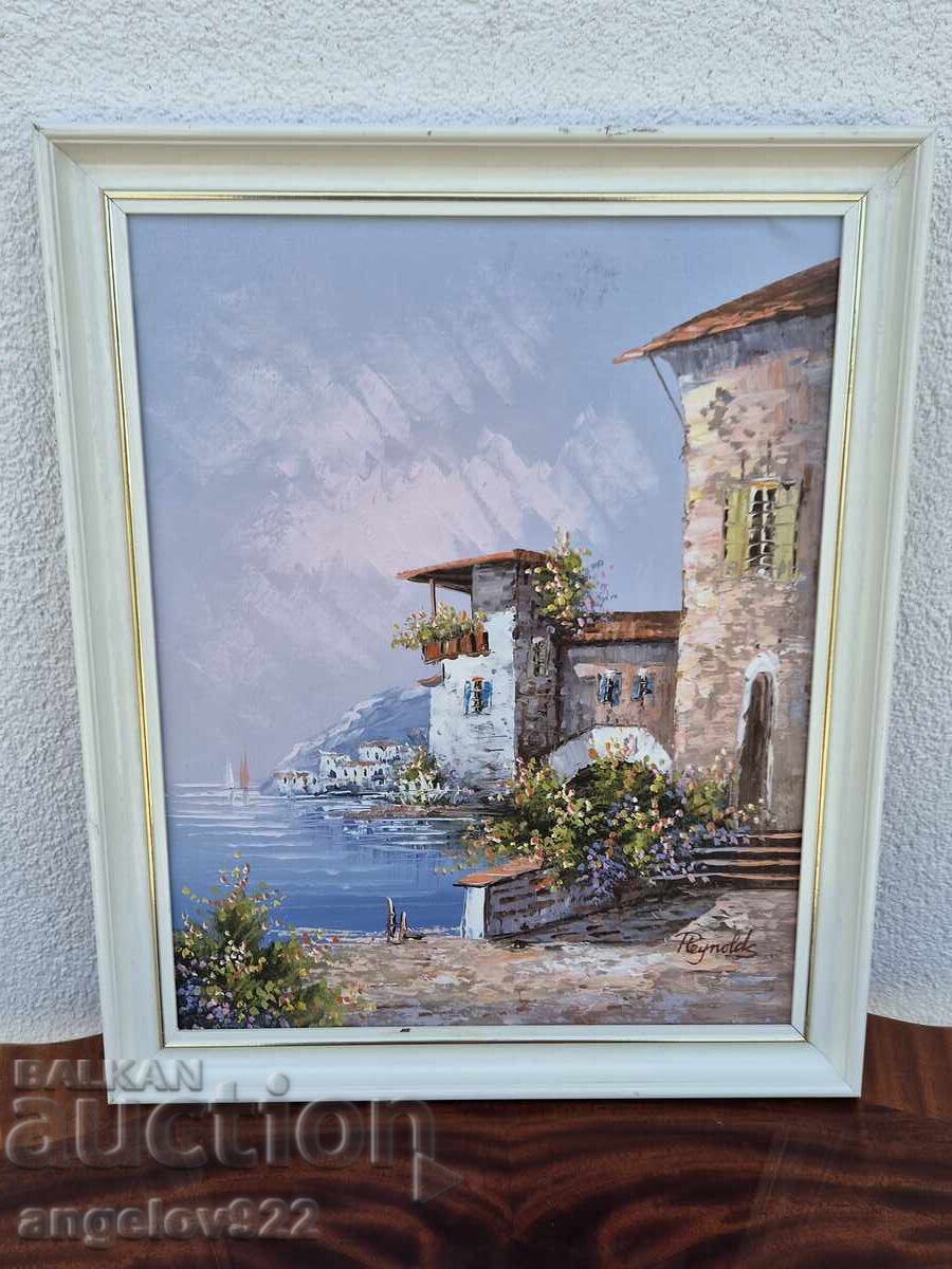 Pictura in ulei originala pe panza!!! cu preț € 1.50 | 2.93 BGN Pictura in ulei originala pe panza!!! cu preț € 1.50 | 2.93 BGN