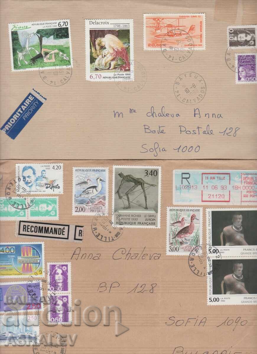 4 plicuri – R format mare Franța-Bulgaria