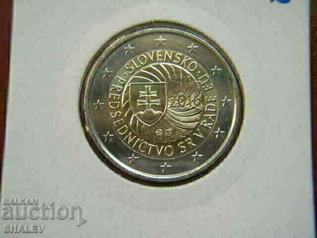 2 euro 2016 Slovakia "EU" /Словакия/ - Unc (2 евро)
