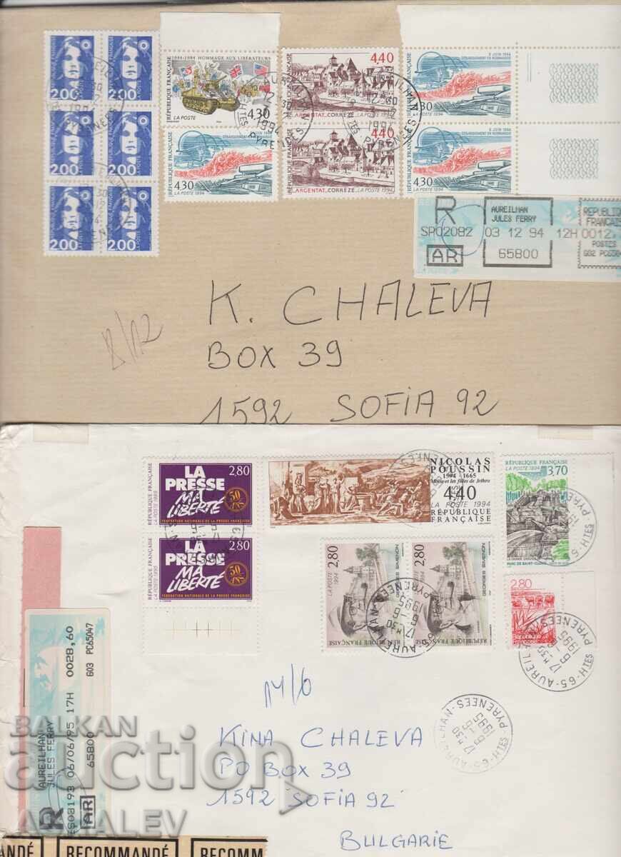 4 plicuri – R format mare Franța-Bulgaria