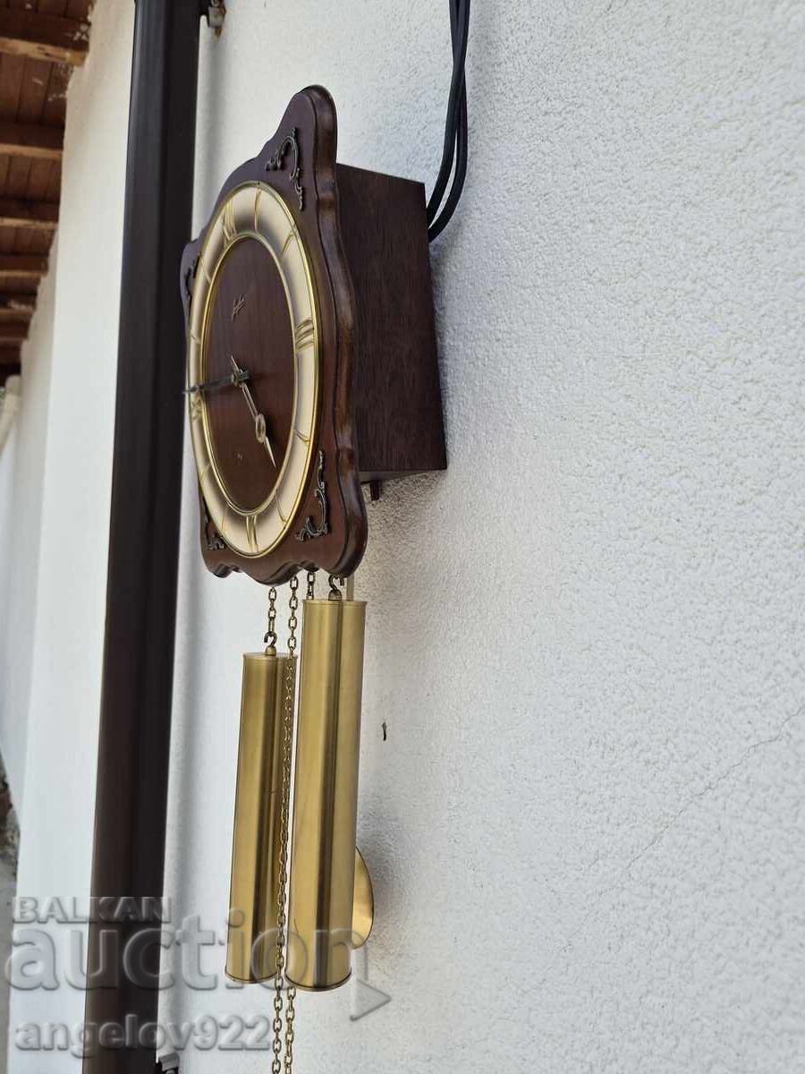 JUNGHANS German Wall Clock WORKING - 6