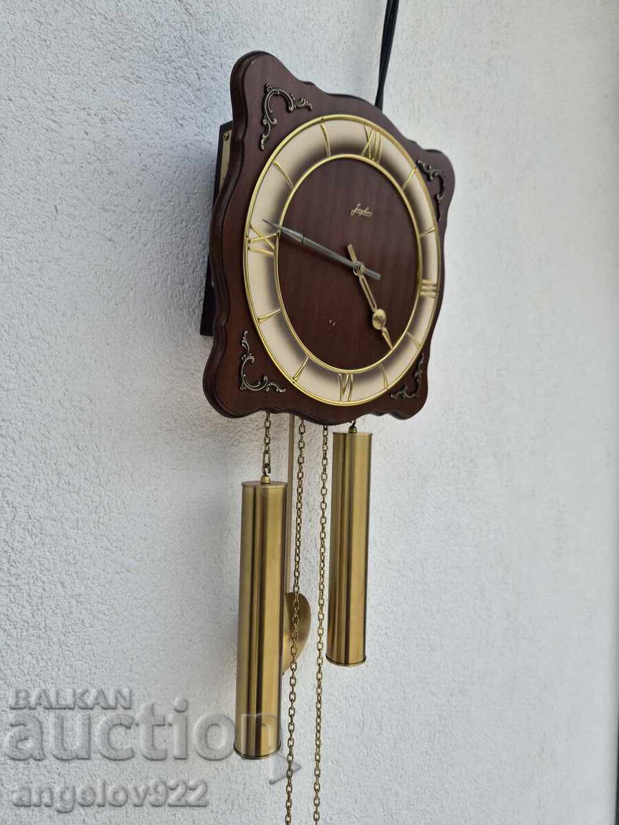 JUNGHANS German Wall Clock WORKING - 7