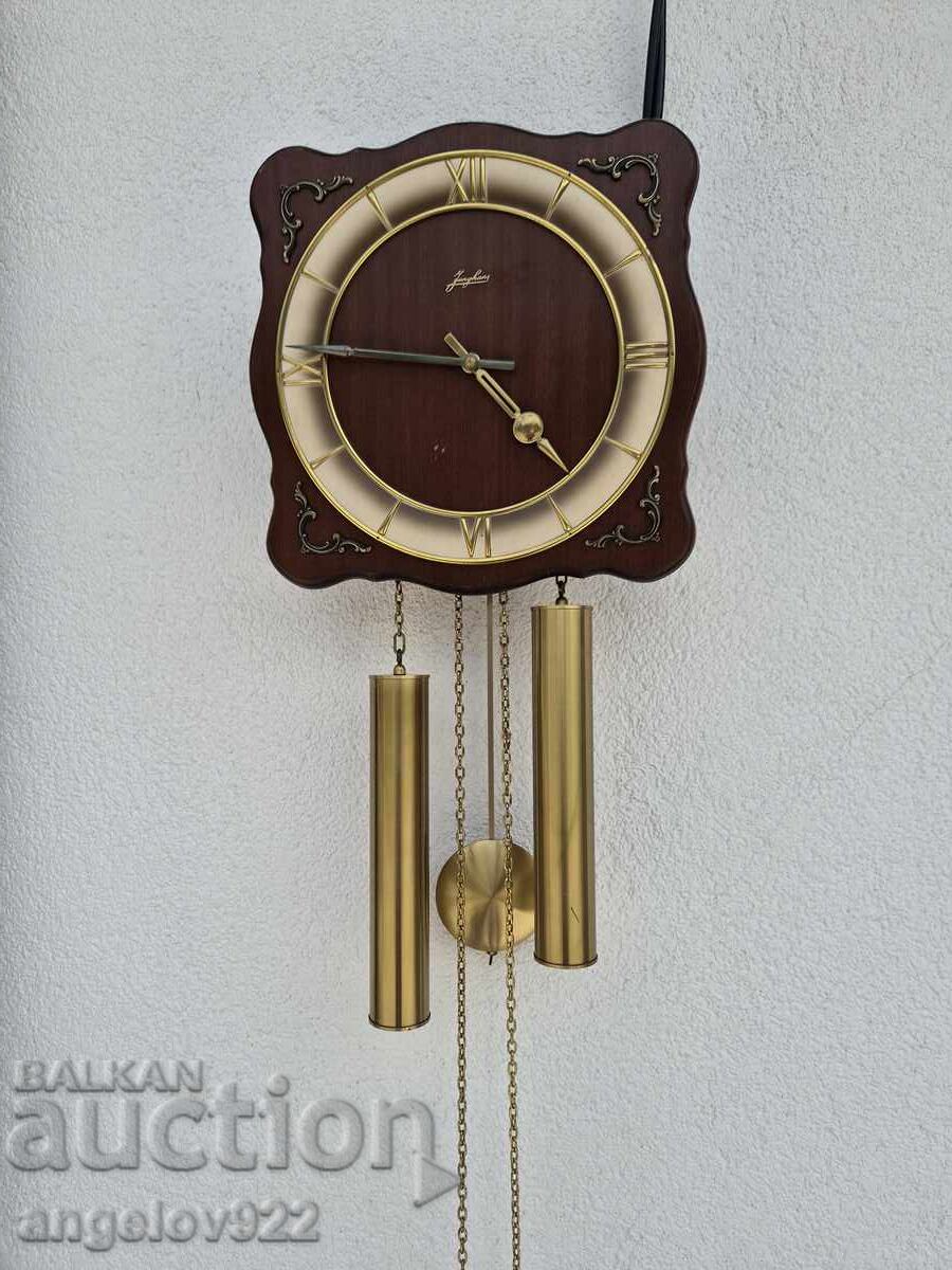 JUNGHANS German Wall Clock WORKING