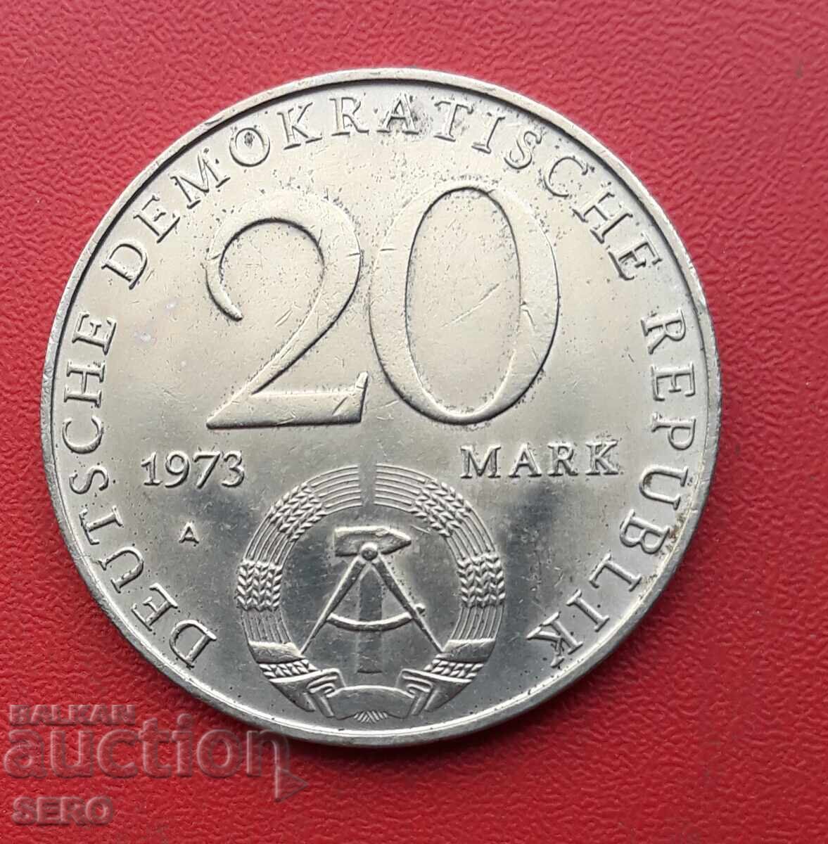 Γερμανία-ΓΔΓ-20 γραμματόσημα 1973-Otto Grotewohl-πολιτικός