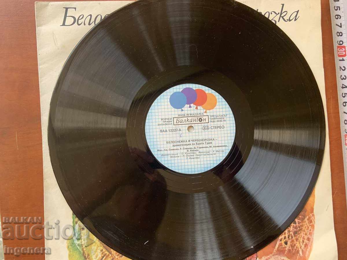 Auction  LARGE VINYL RECORD-FAIRY TALE 1987