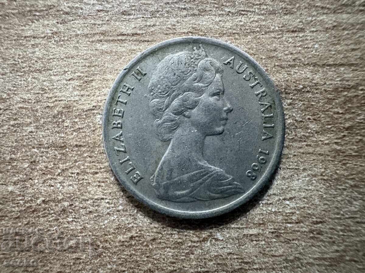 Australia - 5 cenți (1968) cu preț € 0.12 | 0.23 BGN