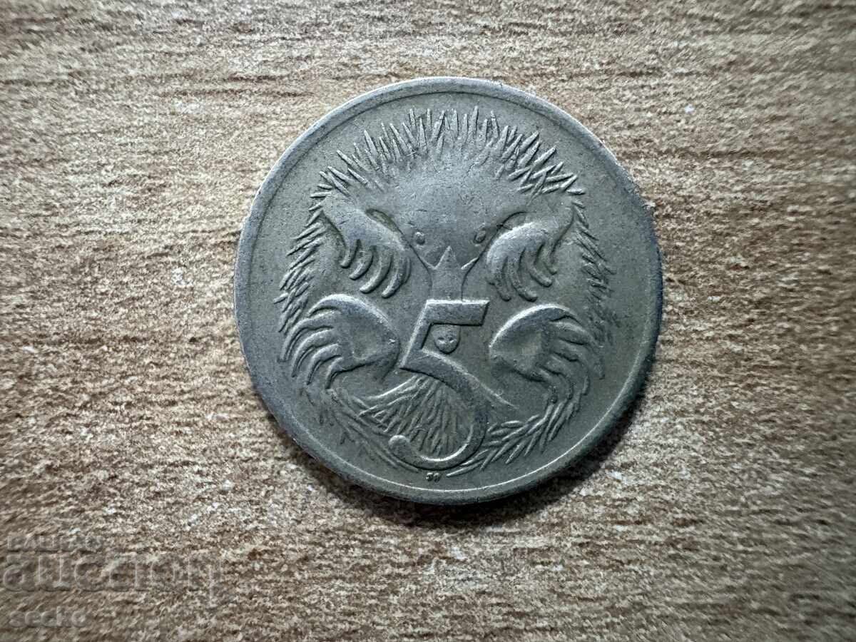 Australia - 5 cenți (1968)