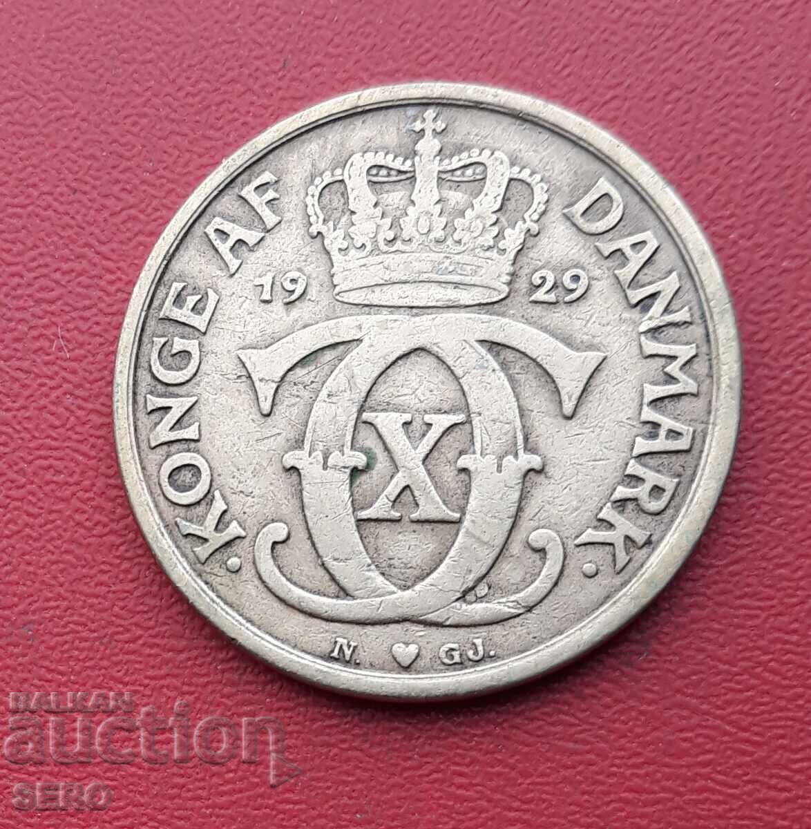 Дания-1 крона 1929-рядка с цена € 3.01 | 5.89 лв.