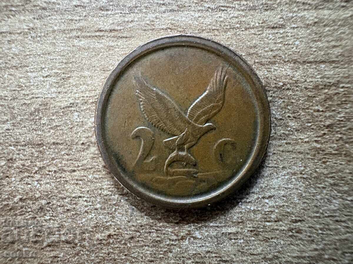 Africa de Sud - 2 cenți (1993)