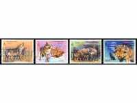 Wolf-4 stamps, 2000, Mongolia