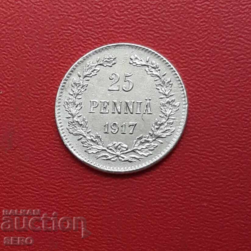 Russia/for Finland/ 25 penniä 1917-well preserved