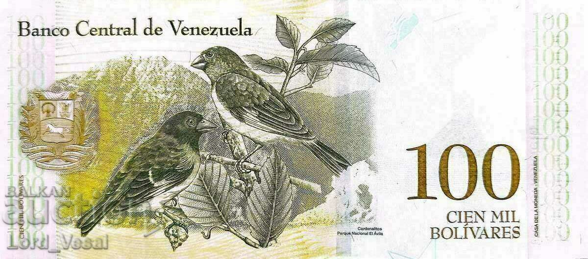 Venezuela -  100.000 Bolívares 2017 - Pick- 100 UNC с цена € 1.25 | 2.44 лв.
