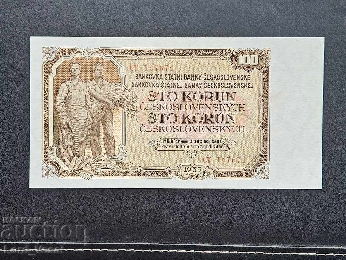 Czechoslovakia 100 korún 1953 UNC