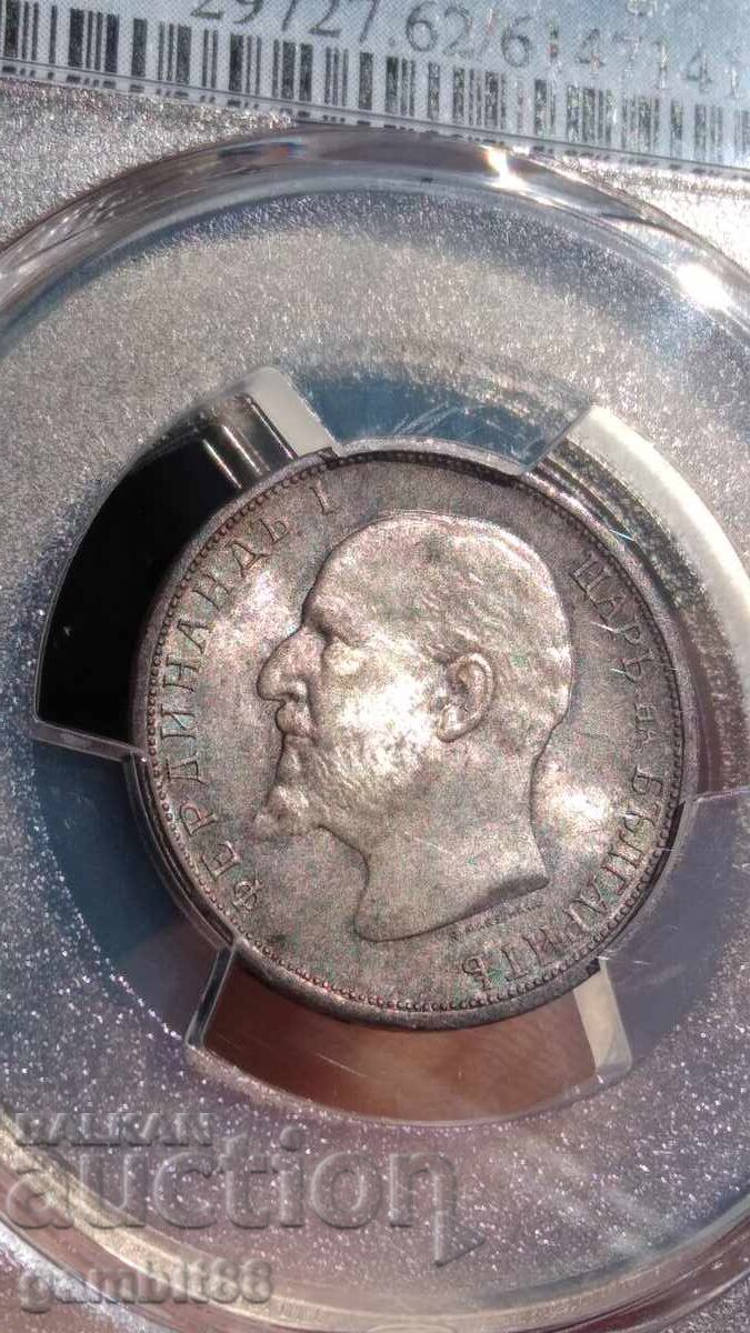 1 Lev 1913 Kingdom of Bulgaria-MS62 PCGS. Read the description! with price € 48.00 | 93.88 BGN