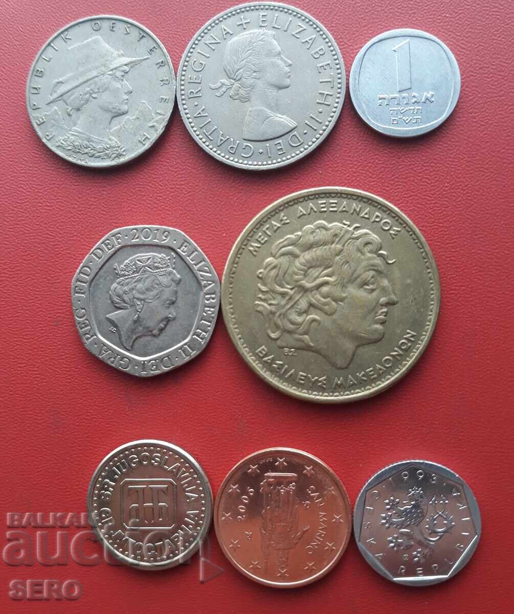 Смесен лот от 8 монети с цена € 0.51 | 1.00 лв.