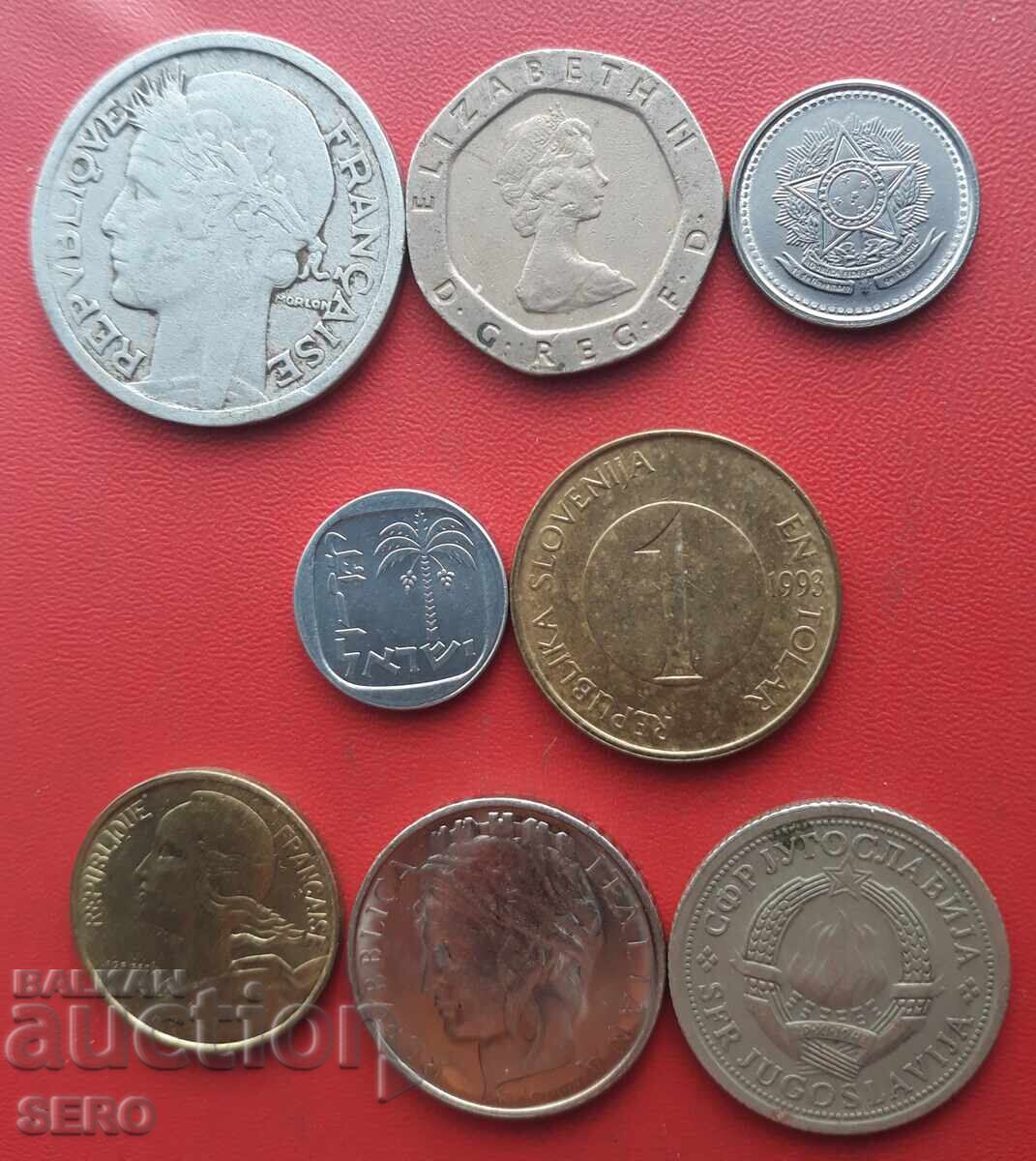 Смесен лот от 8 монети с цена € 0.51 | 1.00 лв.